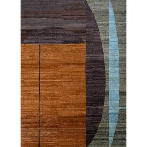 Tapis classique en laine afghane rouge et orange noué à la main Aiwl-3007, tissage plat pour salon, grande taille pour usage domestique - Product Image 1