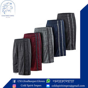 2025 Men's New Design Casual Athletic Shorts Quick Dry <b>Elastic</b> <b>Waistband</b> Pockets Anti-Wrinkle Workout Activewear Solid Pattern - Product Image 3