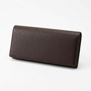 Genuine Leather Fold <b>Long</b> <b>Wallet</b> Slim Design - Product Image 2