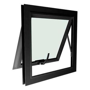 Auvent coulissant en acier inoxydable personnalisé fenêtre avec revêtement extérieur en aluminium et moustiquaire - Product Image 1