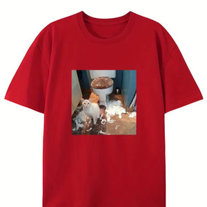 100% algodón blanco sólido camiseta para hombres de talla grande Casual cuello redondo manga corta colección de verano 260 gramos tela ropa a granel - Product Image 1