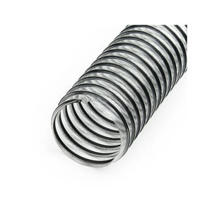 Manguera de limpieza de jardín en espiral de alambre de acero Flexible transparente de alta presión directa de fábrica, manguera de conducto de hoja de PVC transparente, tubos de plástico - Product Image 6