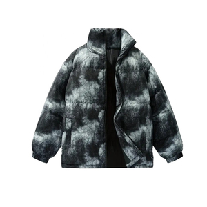 Vente en gros Veste bouffante d'été en coton haut de gamme pour garder la chaleur Logo avant noir vert personnalisable pour les hommes - Product Image 1