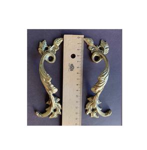 Brass <b>Tray</b> <b>Handle</b> <b>With</b> High Quality & Brass Silver Coating Latest Design Brass <b>Serving</b> <b>Tray</b> <b>Handle</b> - Product Image 2