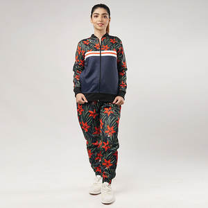 2025 OEM conception personnalisée professionnel femmes hiver survêtement décontracté manches longues Sublimation haut motif solide marque privée - Product Image 5