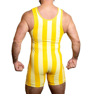 Sublimación completa Imprimir Gimnasio Hombres Singlet Wrestling Singlet Running Uniform Running Singlet - Product Image 3