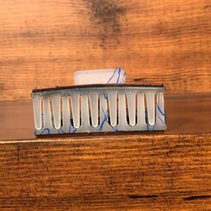 New Arrival Hot Selling Western Stylish Handmade <b>Tooled</b> <b>Engraved</b> Leather Hair Claw Clips Leather Claw Hair Accessories for Women - Product Image 5