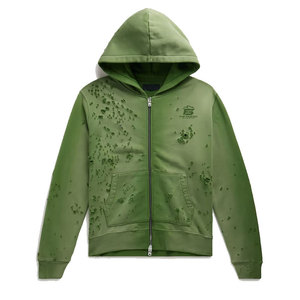 Sudadera Informal con Cierre de Cremallera, 100% Algodón, Diseño Moderno, Ajuste Cómodo para Usar en Capas, Viajes de Invierno, Moda Diaria - Product Image 1