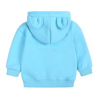 Sweat à capuche d'hiver pour tout-petits, 100% coton polaire, coupe-vent, avec oreilles d'ours, pull-over décontracté à manches longues pour bébés garçons et filles