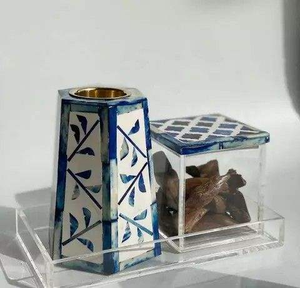 Quemador de Incienso Decorativo para el Hogar, Estilo Animal, Duradero, Estética Real Árabe, Hecho a Mano en India con Incrustaciones de Hueso - Product Image 4