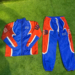 2025 unisexe manches longues Polyester personnalisé Sublimation impression Logo survêtements imperméable coupe-vent ensembles grande taille pour hommes - Product Image 5