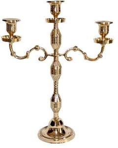 Finest Quality Mirror Finished <b>Candelabra</b> Unique Design 3 Arms Brass <b>Candelabra</b> Available for Wholesale Supplier From India. - Product Image 5