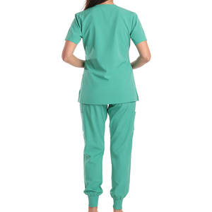 Uniforme Médico Ligero para Personal Hospitalario, Conjunto de Blusa de Manga Corta y Pantalones, al por Mayor - Product Image 3