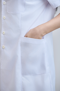 Blouse de travail unisexe FMF, longueur intégrale, 65% polyester, 35% coton, tissu tissé, usage hospitalier - Product Image 6