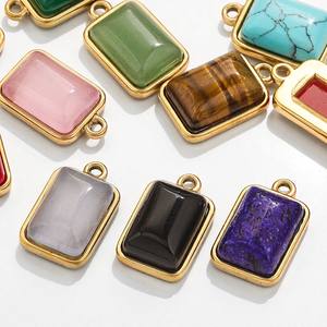 Pendentif à breloque en pierre précieuse onyx noir rectangle chrétien Offre Spéciale-Collier en argent sterling 925 - Product Image 4