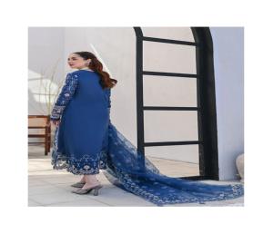 2023 diseñador de lujo vestido de césped fiesta boda desgaste pakistaní indio Bollywood estilo viscosa seda algodón Salwar Kameez elegante - Product Image 3
