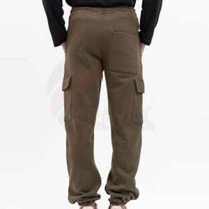 Marque privée Pantalons cargo pour hommes à vendre Pantalons cargo pour hommes de couleur unie Pantalons cargo multi-poches - Product Image 2
