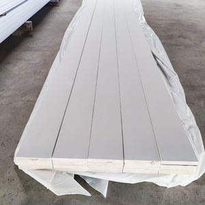 Acabado suave, junta de dedo imprimada blanca, marcos de puerta de madera de caucho, Material de madera, acabado de madera - Product Image 2