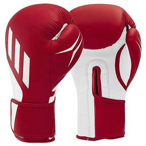 Guantes de boxeo profesionales impresos personalizados para adultos Guantes de entrenamiento de cuero PU ganadores para competición de MMA Impreso para entrenamiento de lucha - Product Image 1