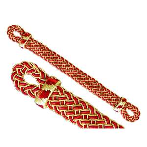 Proveedor de Cordones para Gorras Uniformes al por Mayor, Cordón Trenzado Dorado para Gorras, Cordones para Sombreros Hechos a Mano, Cordones para Gorras Plateados Dobles Ajustables - Product Image 6