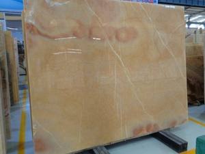 Losa de piedra de ónix amarillo artesanal, losa de mármol de ónix, losa de ónix de caramelo de miel - Product Image 3