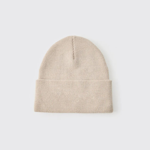 Gorros de punto Jacquard de color sólido para hombre de diseño de moda, gorro acrílico cálido para invierno con logotipo bordado personalizado, gorros para hombre - Product Image 3