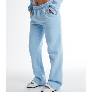 Ensemble de survêtement respirant en coton 100 % pour homme, style streetwear personnalisé, avec pantalon de jogging zippé en polaire et sweat à capuche court taille haute - Product Image 6