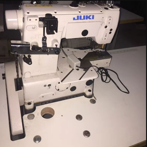 Máquina de coser industrial Juki 7823 usada, con mango de plástico OEM, accionamiento directo, cama cilíndrica, puntada interlock y plana, con cortahilos automático. - Product Image 2