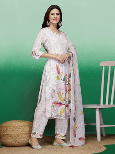 Kurtis Rama, Kurti Indio Pakistaní para Mujer, Listo para Usar, Diseño Simple, Hermoso Trabajo de Hilo, Bordado en Algodón, Kurti Recto de Verano - Product Image 5