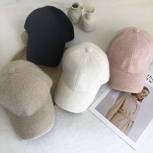 Gorro de Béisbol de Invierno para Mujer, Color Sólido, con Visera, Blanco Cálido, Negro, para Viajes al Aire Libre, Uso Casual - Product Image 6