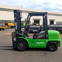 Chariot élévateur à fourche électrique SAFER CPD 2T/3T/3.5T/5T avec batterie au lithium, levage 6m, certifié CE, pour la manutention des matériaux