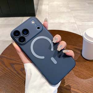 Custodia in TPU trasparente opaca con anello magnetico per iPhone 14 Plus 13 Pro Max, personalizzabile, con finitura satinata, per la vendita al dettaglio - Product Image 2