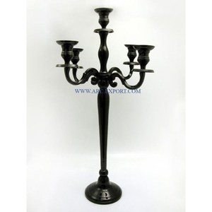 Candelabros de mesa para decoración de bodas y Navidad, Juego de 2 candelabros de espejo de acero inoxidable pulido con 3 brazos, precio asequible - Product Image 6