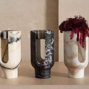 Great Quality In Reasonable Price Marble Flower <b>Vase</b> For High End Home Decor Collection Premium <b>Stone</b> And Artistic Finish - Product Image 3