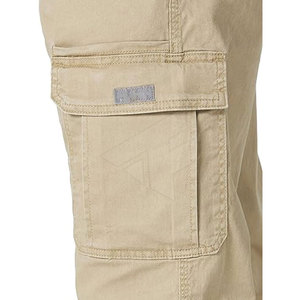 Pantalon Cargo en Toile Décontracté Direct d'Usine Taille Personnalisée et Design Léger avec Taille Élastique-Motif Droit - Product Image 6