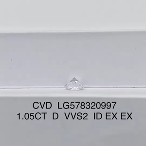 Diamant de laboratoire de couleur D, 1 à 3 carats, clarté VVS/VS, taille excellente, taille ovale, certifié pour la fabrication de bijoux - Product Image 3