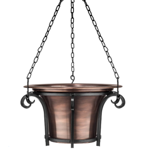 Maceta colgante con acabado clásico, maceta colgante decorativa para jardín respetuosa con el medio ambiente, maceta para uso en el hogar y restaurantes - Product Image 1