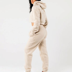 Sudadera con capucha de forro polar personalizada para mujer, con cuello alto, bolsillo lateral, manga larga, estilo casual, con cremallera y bolsillos. - Product Image 4