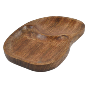 Bandeja de servicio de madera de diseño cuadrado de color, lo mejor para la decoración del hogar, diseño de servicio de comida en interiores, bandeja Natural - Product Image 2
