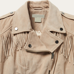 Festival Fringe Jacket Boho Chic Handmade Suede <b>Coat</b> - Product Image 3