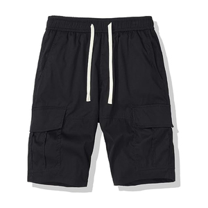Haut court cargo multi-poches pour homme Tendance avec jean 100% coton de qualité supérieure - Product Image 3