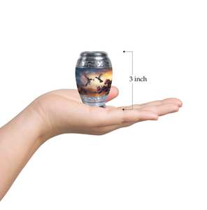 Urne colibri pour cendres élégante décorative pour le souvenir humain urnes de crémation pour adultes funérailles parfaites urnes commémoratives - Product Image 3