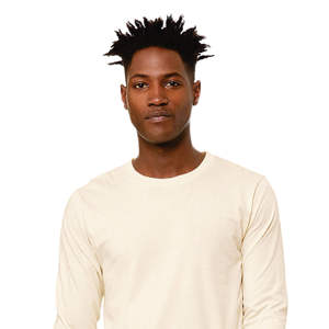 100% Airlume เสื้อยืดคอกลมแขนยาว,เสื้อสปันคอตตอน32 Single 4.2 Oz เสื้อคอกลมแบบคลาสสิกธรรมชาติสำหรับทุกเพศ - Product Image 4