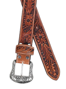 Premium Quality Customized Design Western Cowboy <b>Leather</b> <b>Belt</b> Handcrafted with Alloy for Buckle Wholesale Supplier - Product Image 4