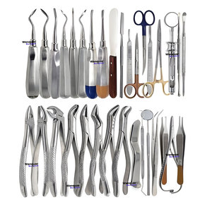 Juego de 74 Piezas de Instrumentos Dentales para Extracción Oral, Elevadores y Fórceps, de Primera Calidad, Fabricados por Wenquar - Product Image 1