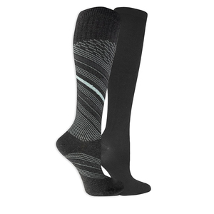 Chaussettes hautes de compression personnalisées, 15-20 MmHg Chaussettes de sport douces évacuant l'humidité pour un usage quotidien - Product Image 5