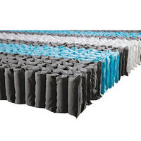 Matelas à ressorts ensachés personnalisés de haute qualité à 1, 3, 5, 7 ou 9 zones, rafraîchissants et résistants, pour écoles, hôtels, hôpitaux et chambres modernes