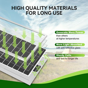 Panneau solaire monocristallin rigide demi-cellule pour extérieur, 200W, 22% d'efficacité, vente en gros, entrepôt américain - Product Image 4