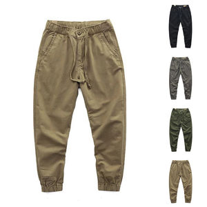 Pantalones rectos personalizados de peso pesado, pantalones holgados bordados de algodón puro, pantalones Cargo con múltiples bolsillos - Product Image 3