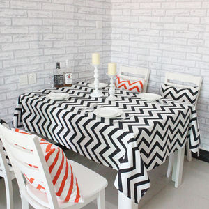 Mantel rectangular de lino, mantel de peso pesado, de algodón, a prueba de polvo, para mesa de fiesta, cubierta de mesa, cocina, cena - Product Image 4